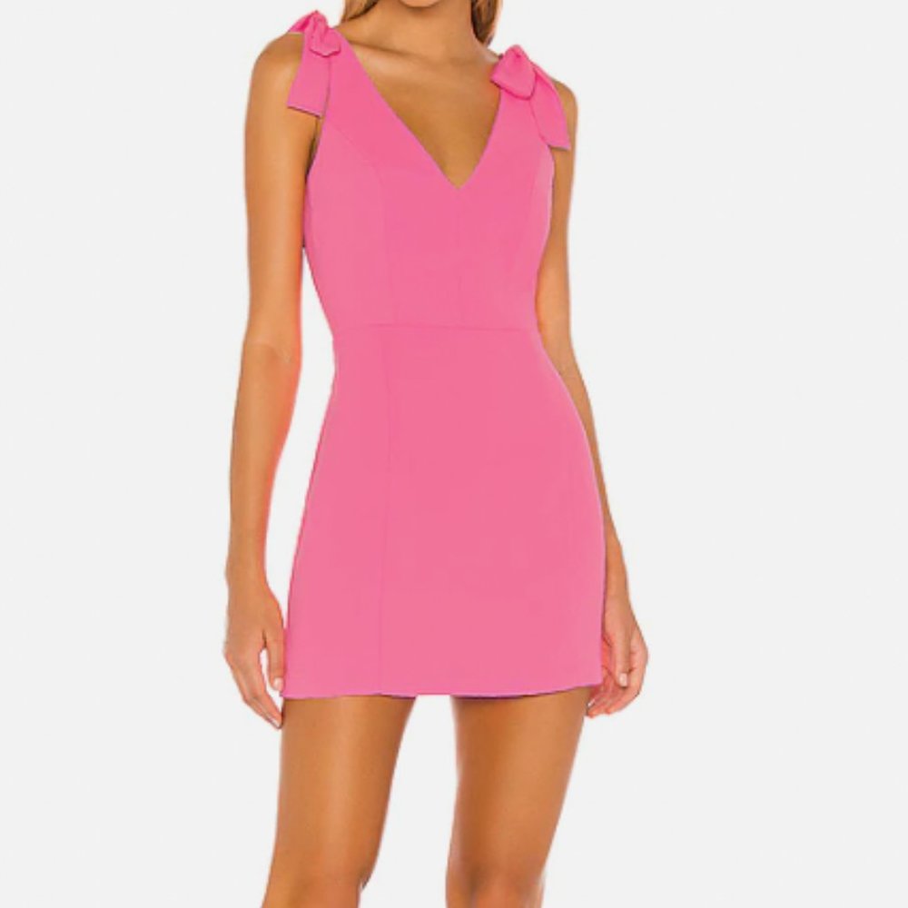 Amanda Uprichard Pink Allora Dress